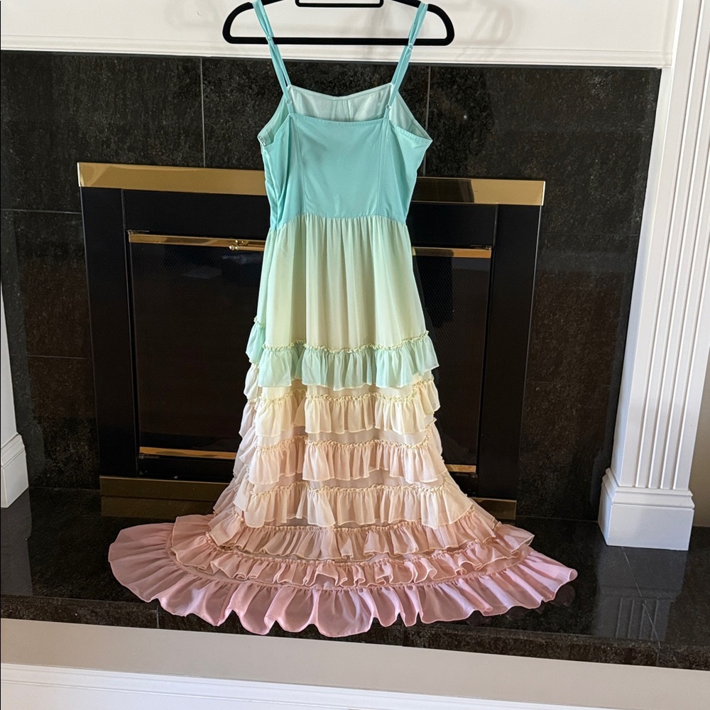 Rococo Sand Ciceli rainbow raffle dress sz S - Picture 7 of 17